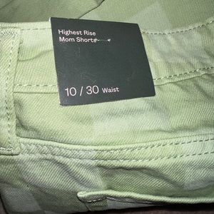 Wild Fable Green Mom Shorts